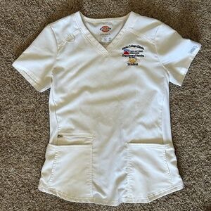 San Antonio College SAC Embroidered ADN Nursing Uniform Scrub Top Shirt